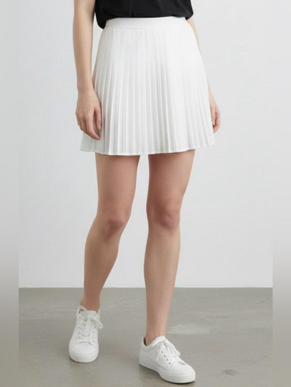 NWT Gap fit Pleated Skort in White Size XXL